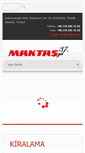 Mobile Screenshot of maktas.net